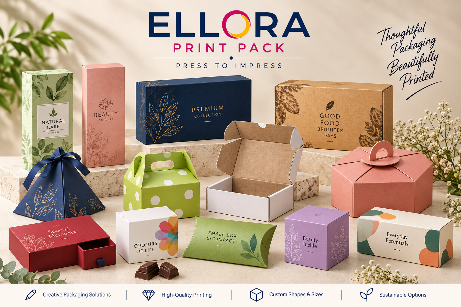 Ellora Print Pack premium printing and packaging