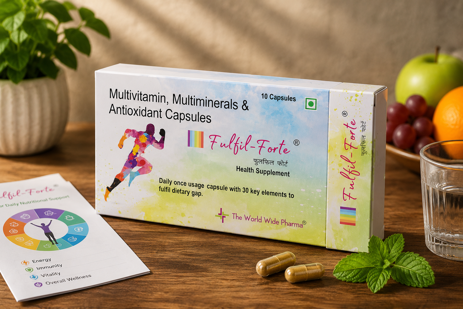 Nutraceutical and health supplement carton packaging executed by Ellora Print Pack