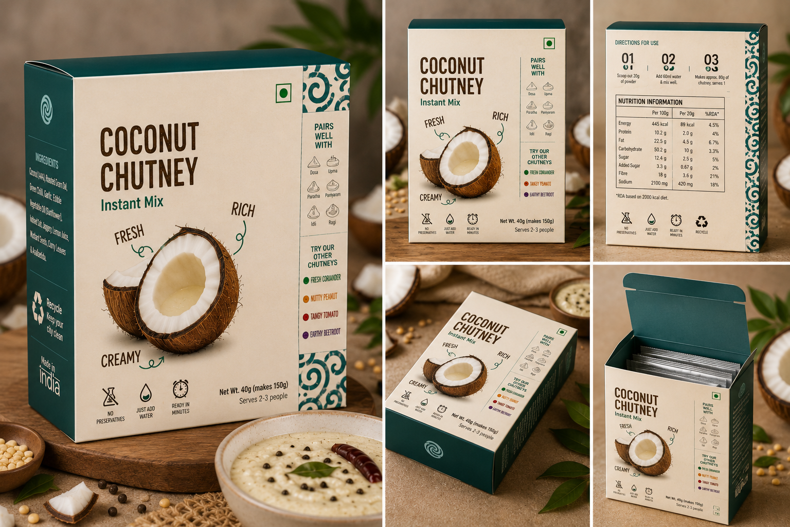 Food packaging executed by Ellora Print Pack